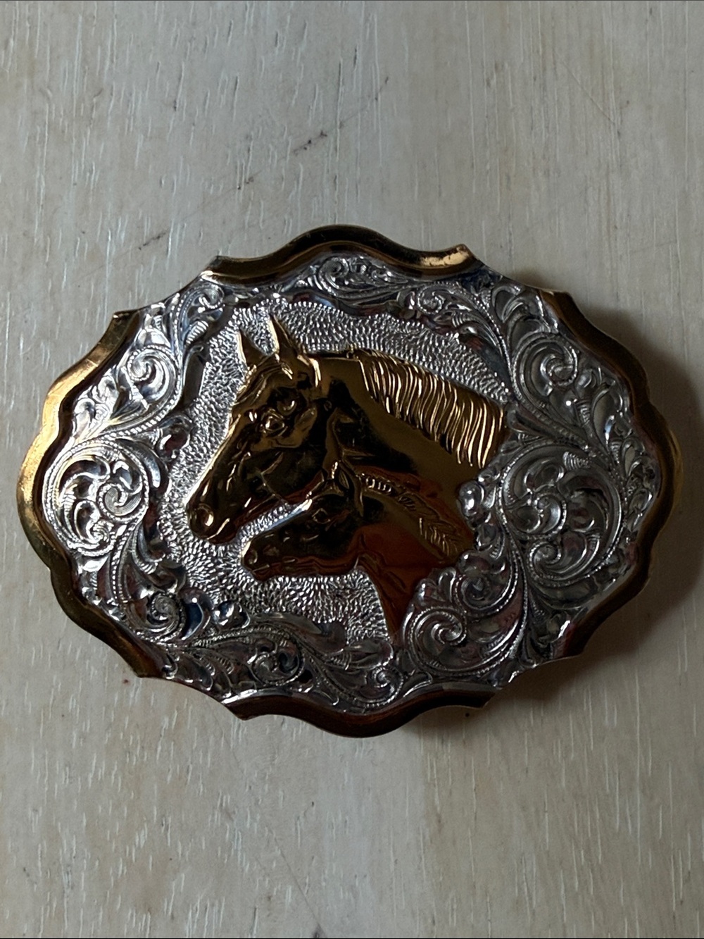 Crumrine belt buckle